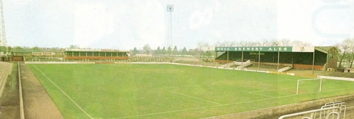 Belle Vue old fashioned football ground