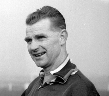 Peter Doherty, manager of Doncaster Rovers during the 1950s
