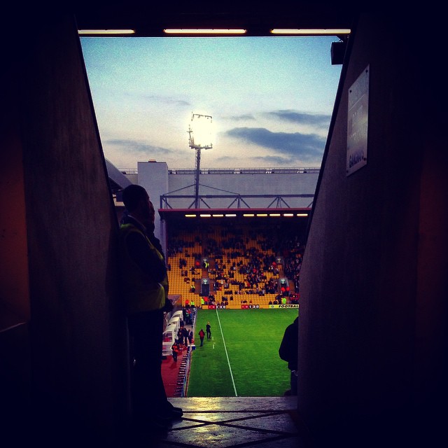Vicarage Road, Watford ahead of the League Cup defeat to Doncaster Rovers