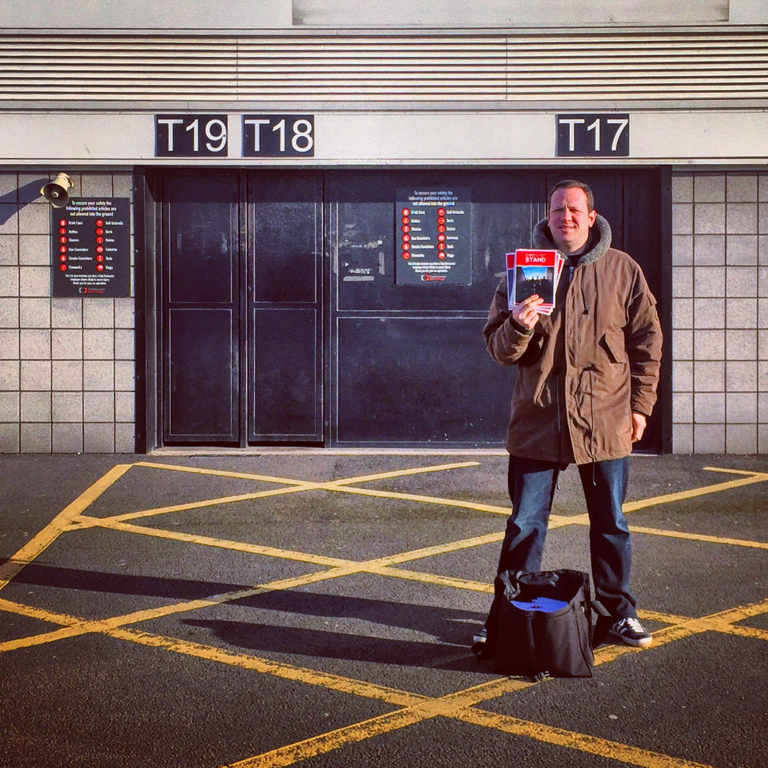 Doncaster Rovers fanzine popular STAND on sale outside the Keepmoat Stadium