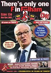 There's Only One F in Fulham fanzine